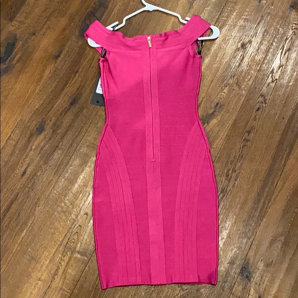 Pink Tight/Fitted Marciano Dress - Picture 2 of 3